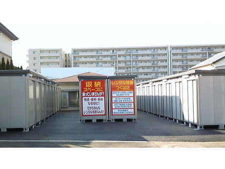 レンタル物置つくば店外観1