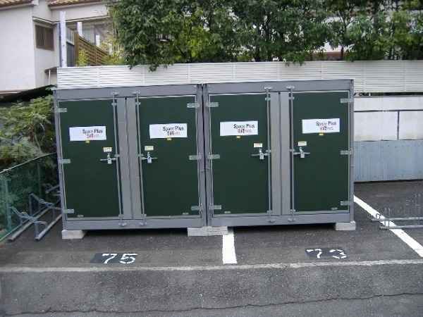 スペースプラスバイクコンテナ原町第二外観1