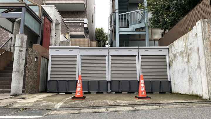 バイクパーク高津区末長外観1