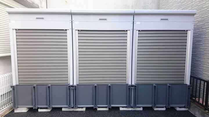 バイクストレージ草加市西町外観1